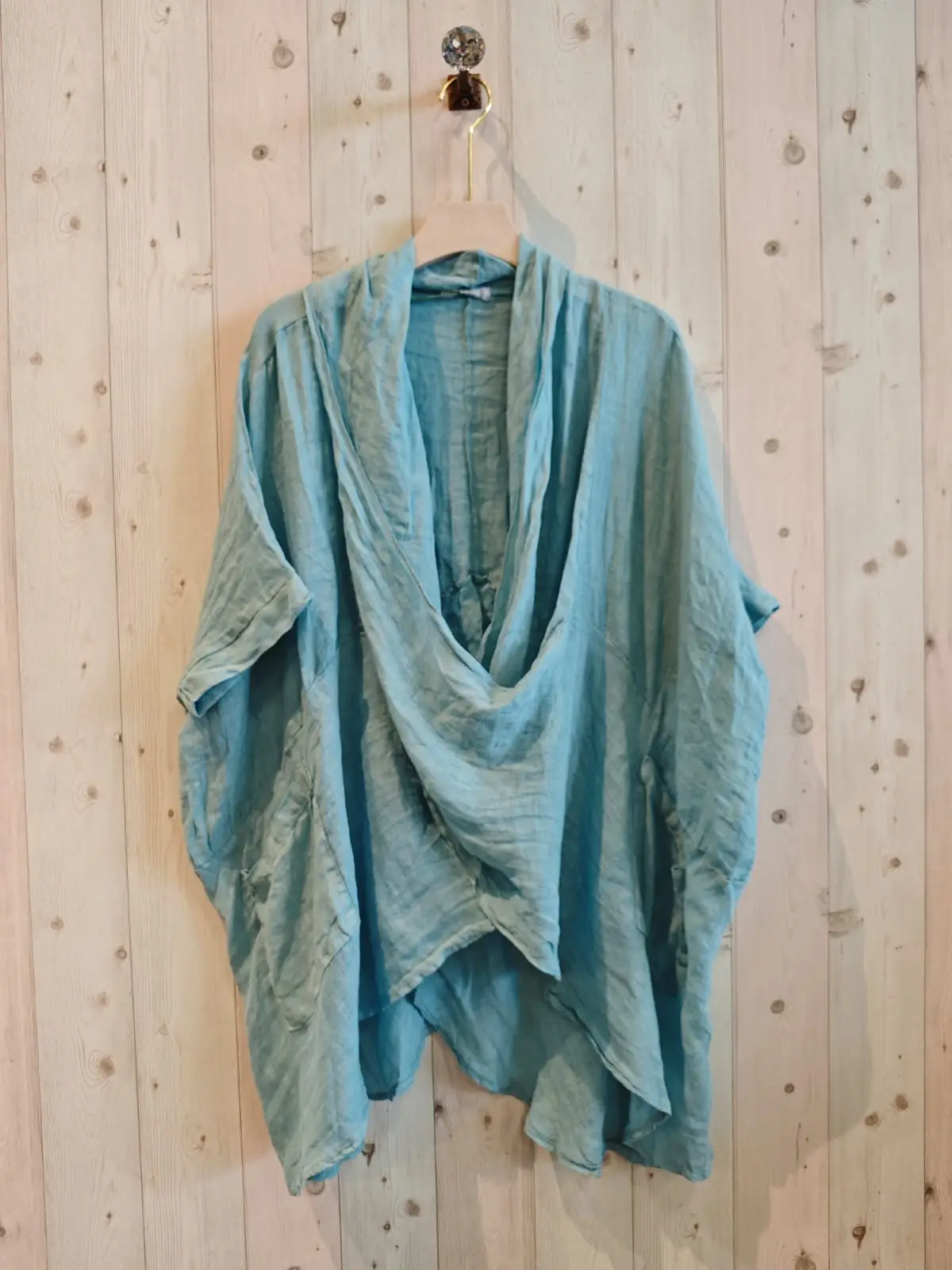 100% Linen Oversized Blouse