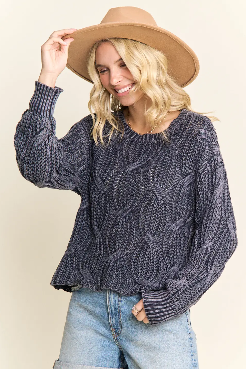100% Cotton Knit Sweater