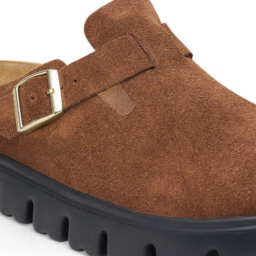 Boston Chunky Suede Clog