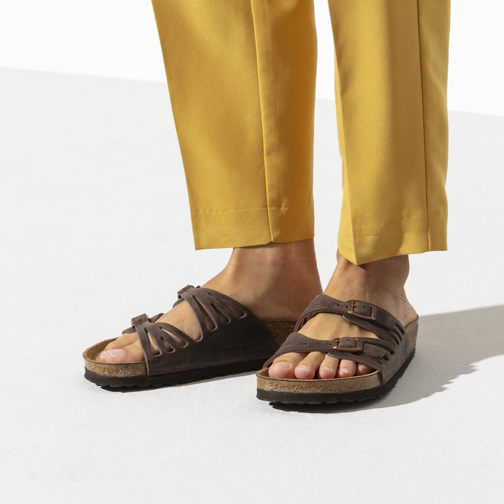 Granada Oiled Leather Soft Footbed Sandal