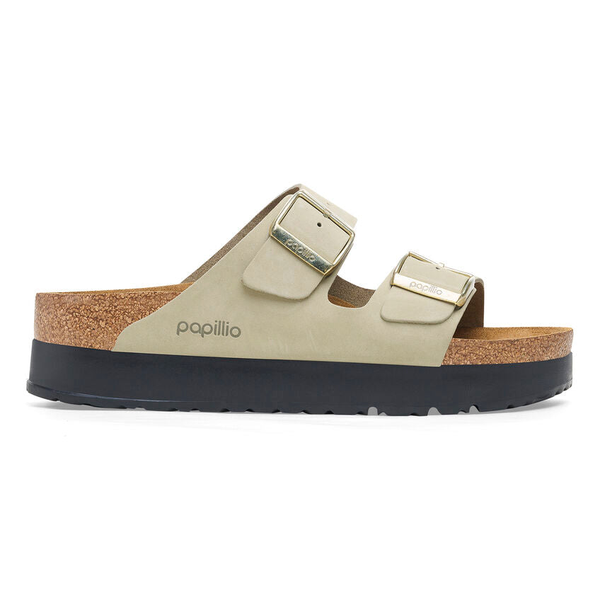 Arizona Flex Nubuck Leather Platform Sandal