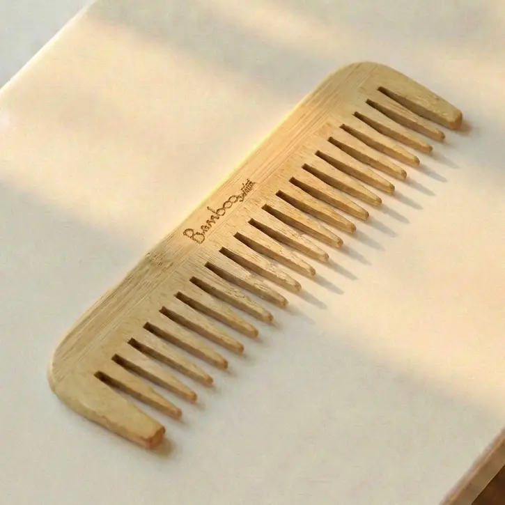 Pointed Bamboo Wide Tooth Comb