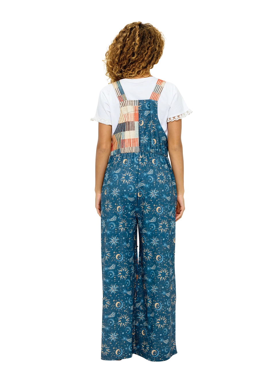 Hippie Patchwork Celestial Overall
