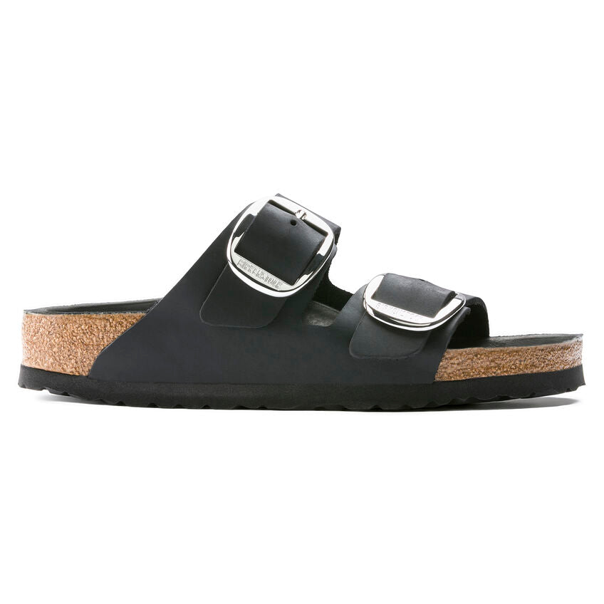 Arizona Big Buckle Oiled Leather Sandal