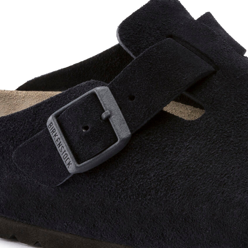 Boston Suede Soft Footbed Clog