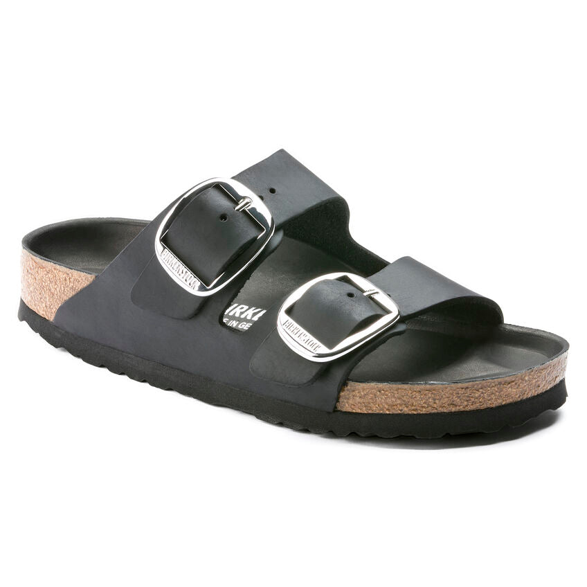 Arizona Big Buckle Oiled Leather Sandal
