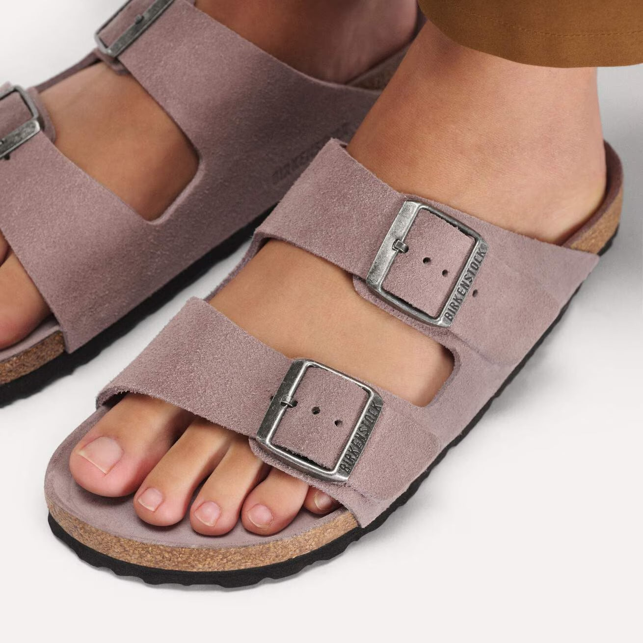 Arizona Suede Soft Footbed Sandal