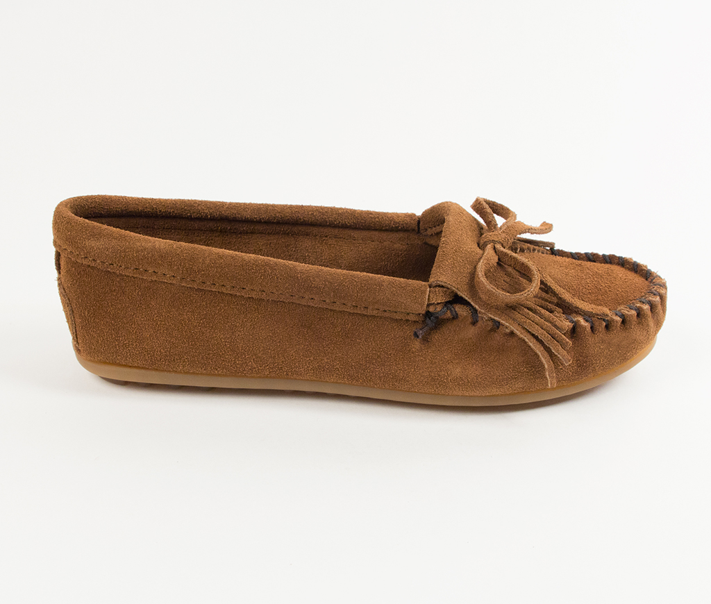 Kilty Suede Moccasin