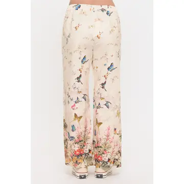 Butterfly Floral Print Pant