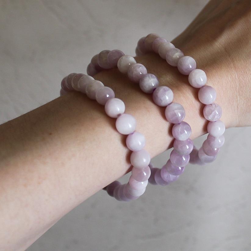 8mm Kunzite Stretch Bracelet