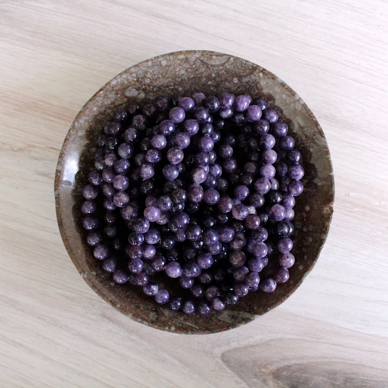 8mm Lepidolite Stretch Bracelet
