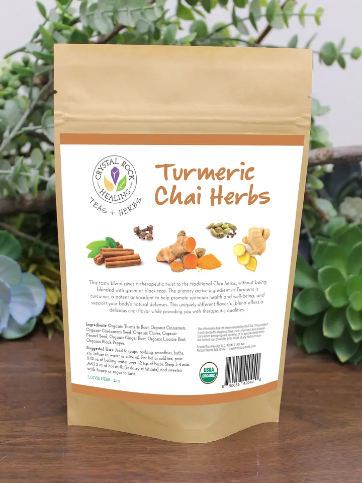 Tumeric Chai Tea Bag 20ct Organic