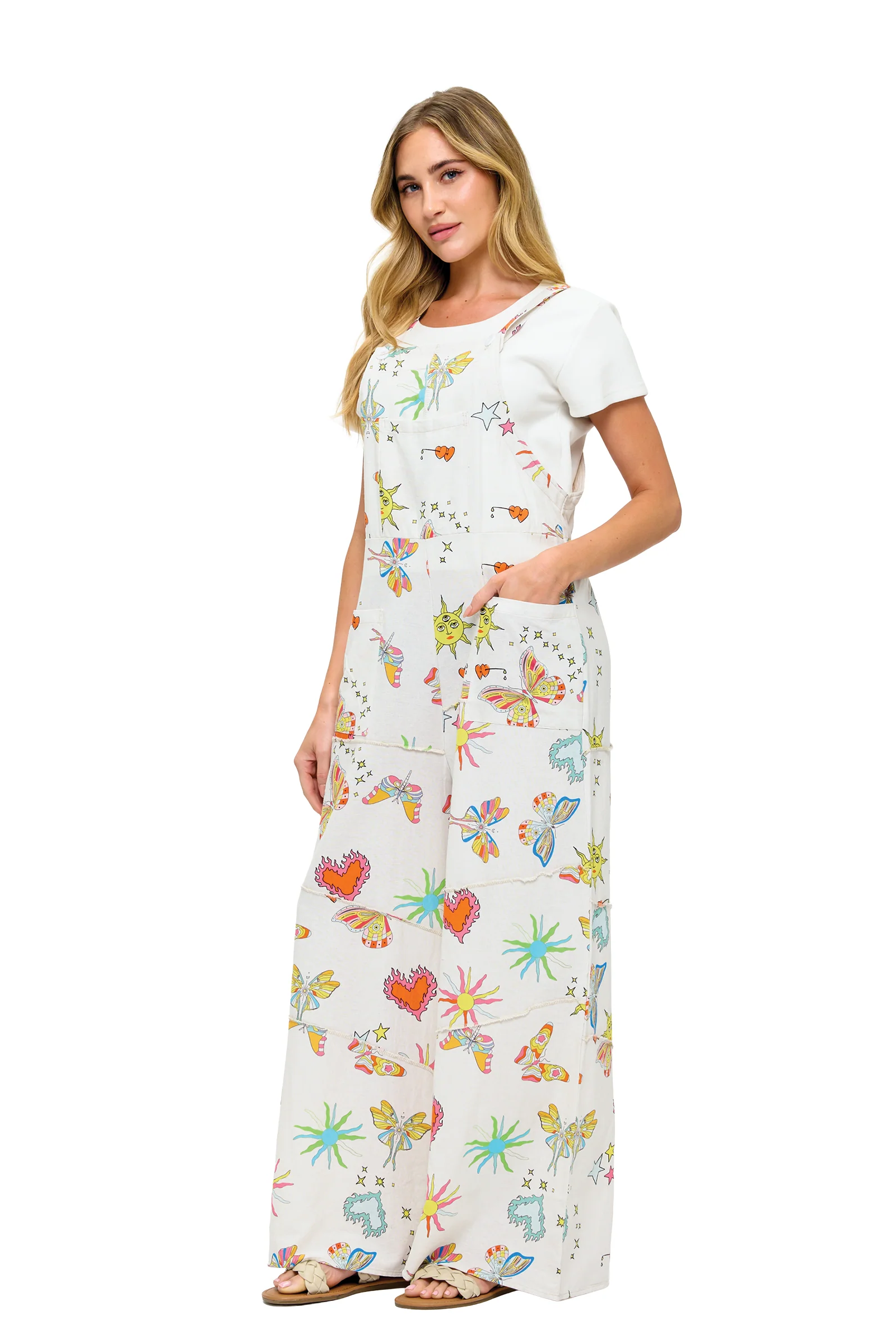 Whimsical Celestial Overalls