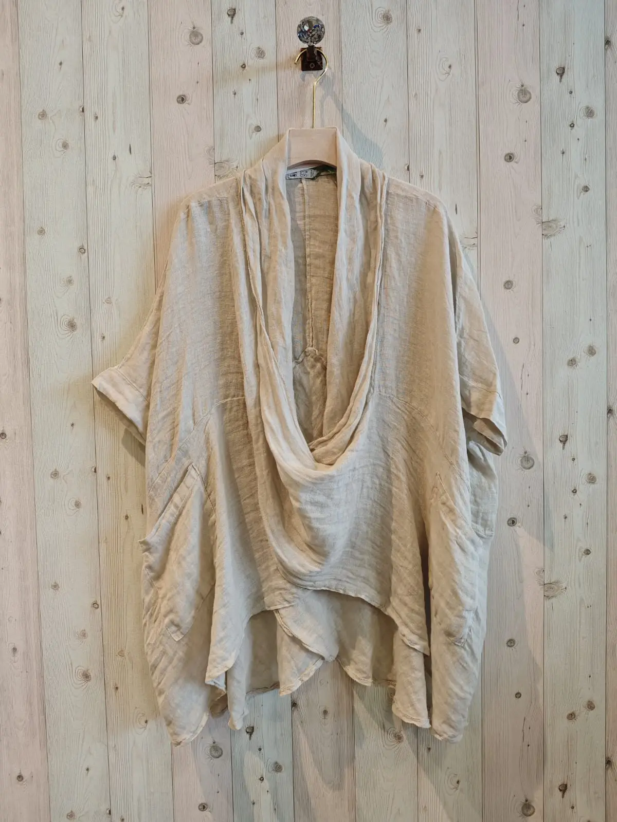 100% Linen Oversized Blouse