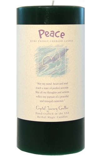 Pillar 3x6 Candle-Peace