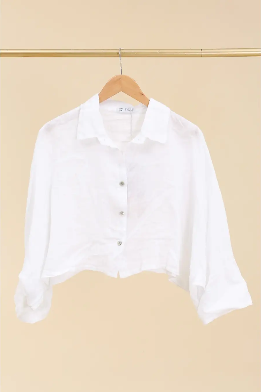 100% Linen Crop Tops