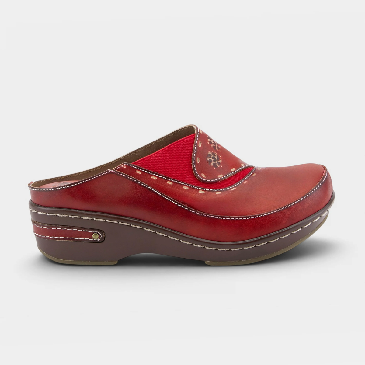 Chino Leather Clog