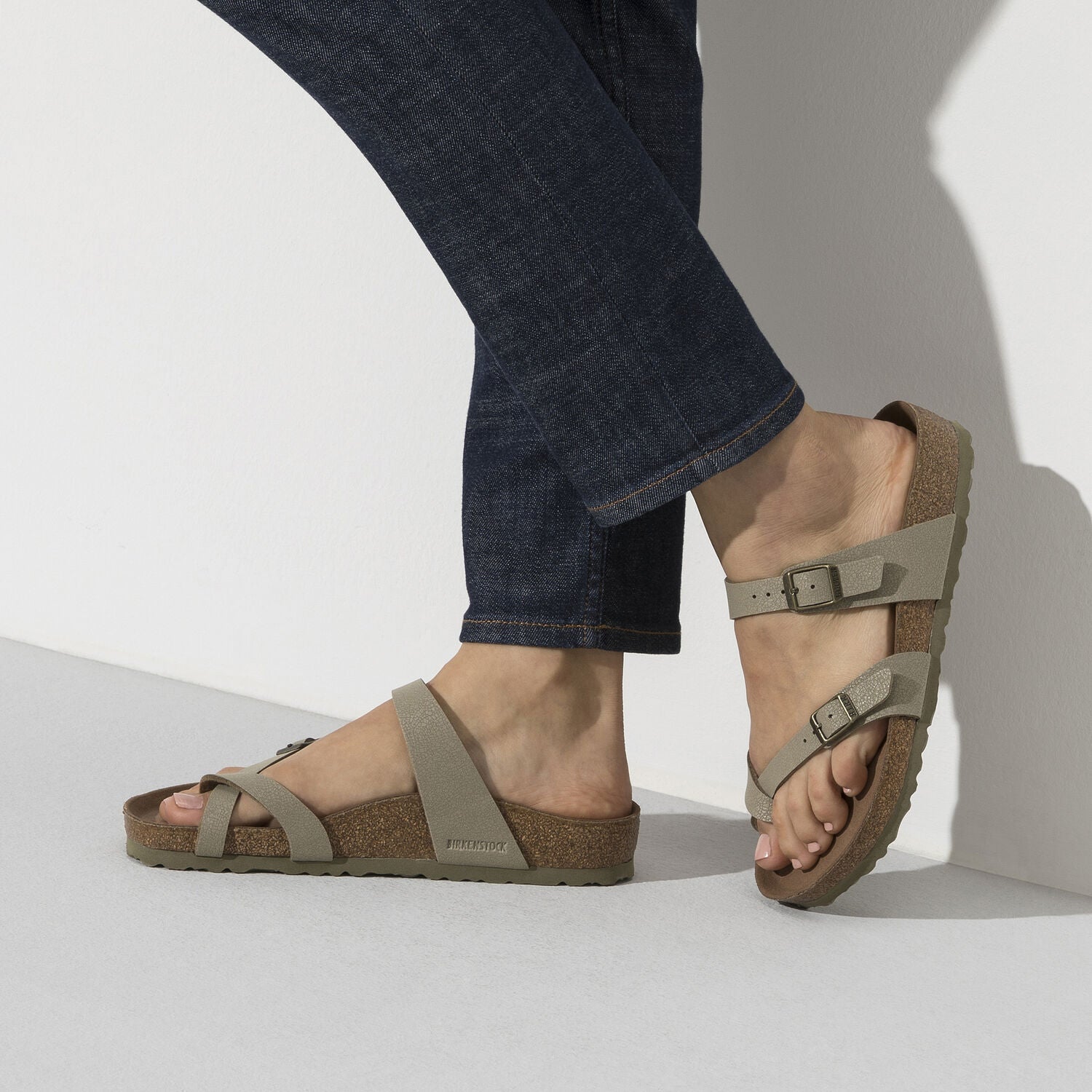 Mayari Sandal-Vegan Faded Khaki
