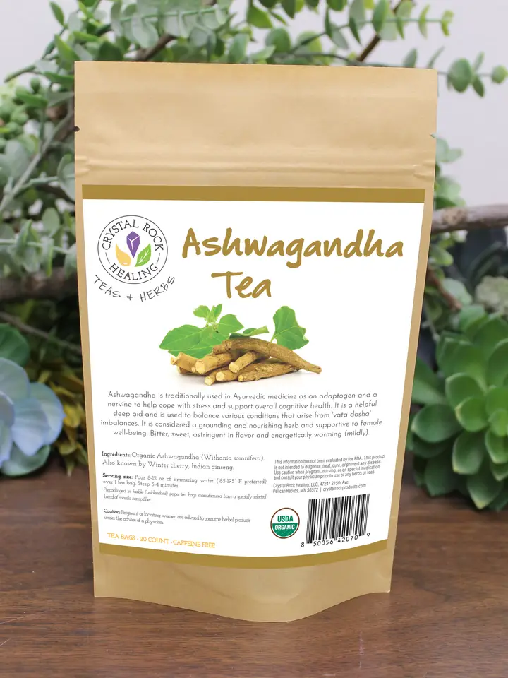 Ashwagandha Root Powder Organic Herb 2 oz